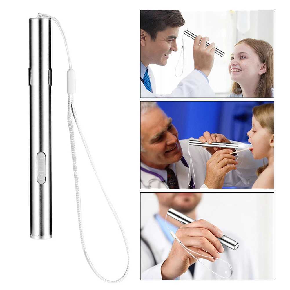 Energy-saving Portable Professional Medical Handy Pen Light USB Rechargeable Mini Flashlight LED Torch with Stainless Steel Clip M251117