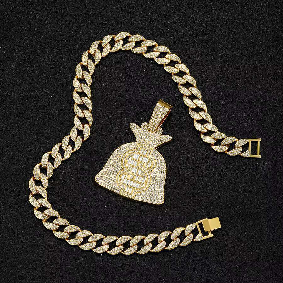 DHcollections New Punk Pendant Hiphop Alloy Necklace, Accessories For Women And Men