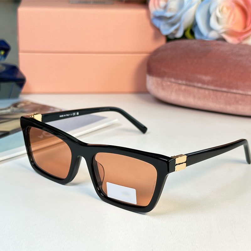 Shiny Black Cat Eye Sunglasses for Lady Designer New A05S The Summer Party Sun Glasses Ladies Fashion Sunglasses Retro Small Eyewear Shades Top Quality with Box