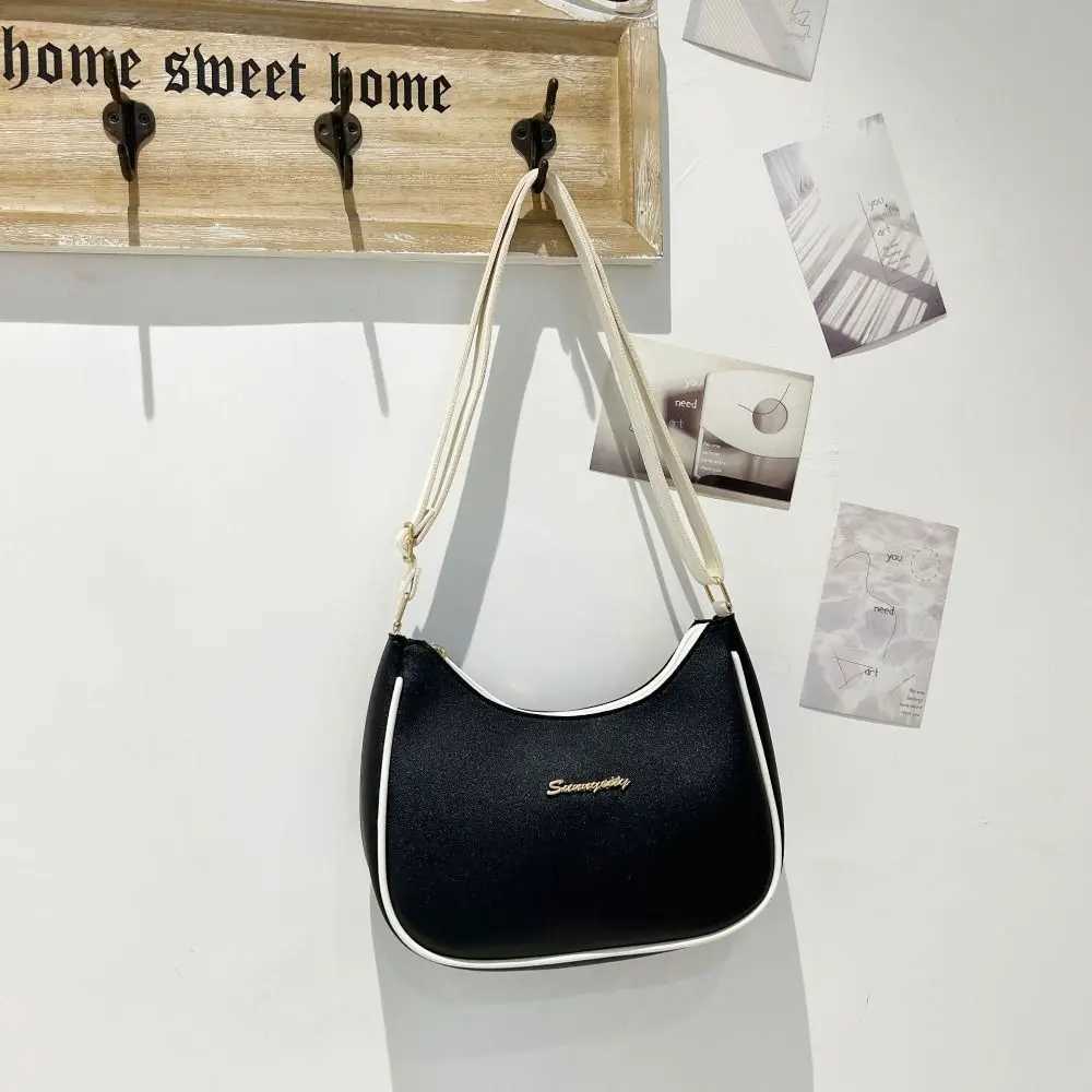 Ins Stylish Crossbody Bags Chic Leisure Underarm Bag Casual PU Leather Ladies Handbags for WomenW251117