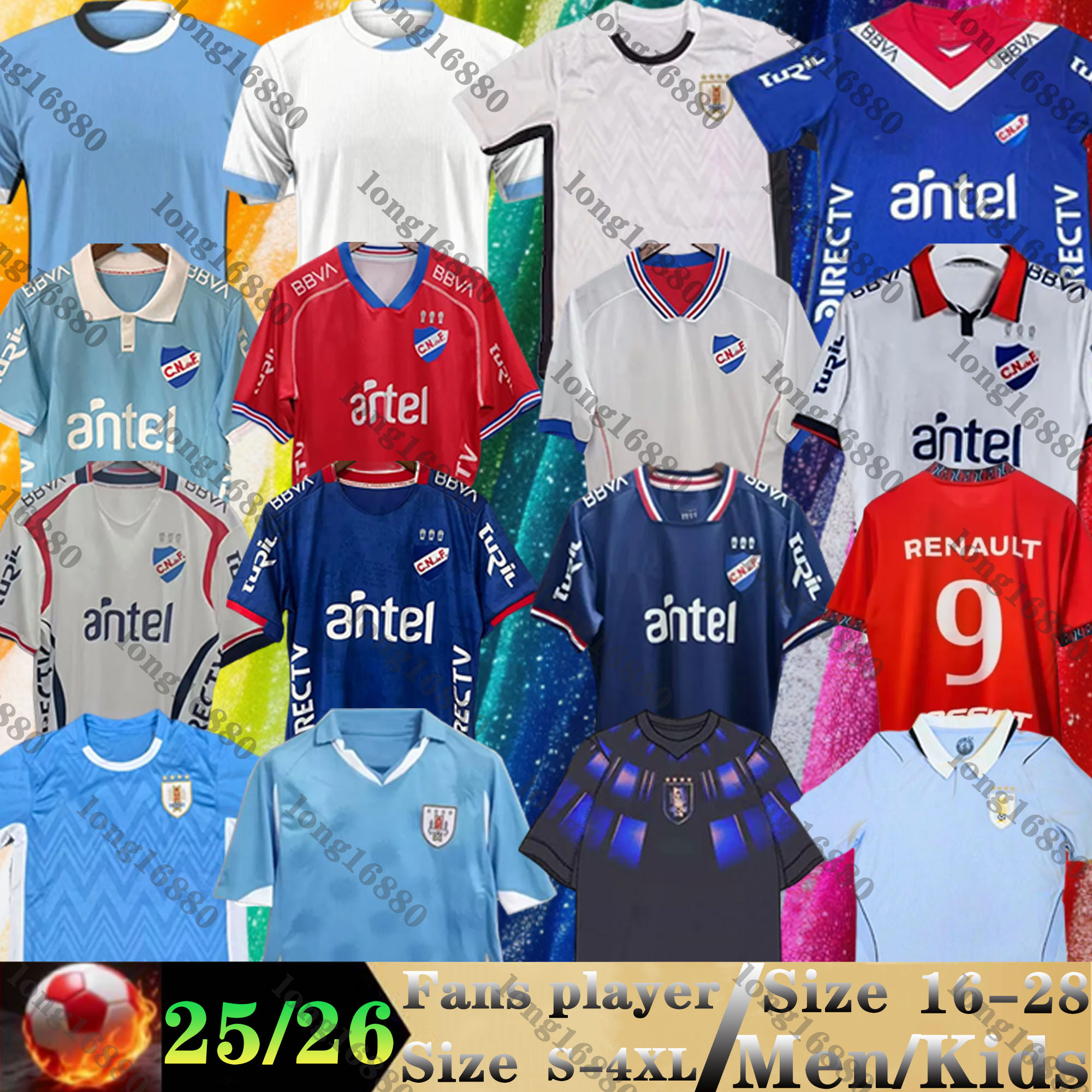 25 26 27 World Cup Uruguay Copa America Soccer Jerseys Retro 2010 L.suarez E.cavani F. Vaerde N. Nandez National Team Player Version 2026 2027 Football Shirts men Uniforms