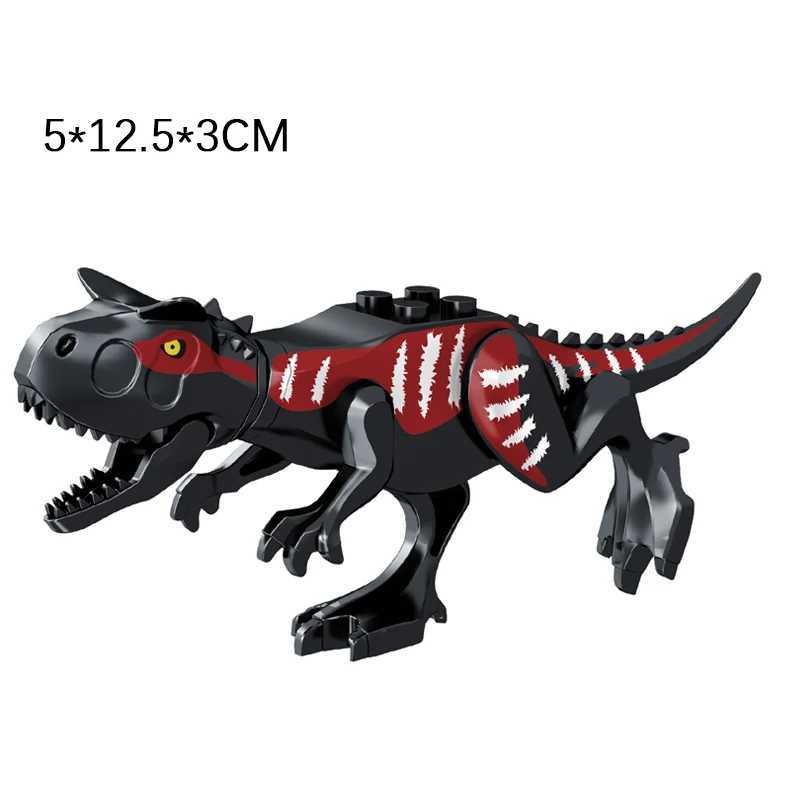 Jurassic Dinosaur Building Block Indominus Rex DIY Tyrannosaurus Action Picture Model Childrens Toy Animal Christmas GiftY250417W61W