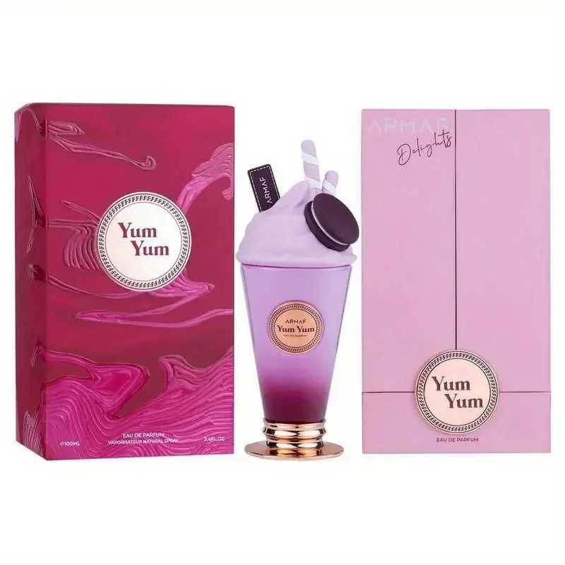 Armaf Yum Eau de Toilette for Women - 34 oz / 100ml - Sweet Playful Ice Cream-Inspired Perfume - Long-Lasting Fun ScentW251117