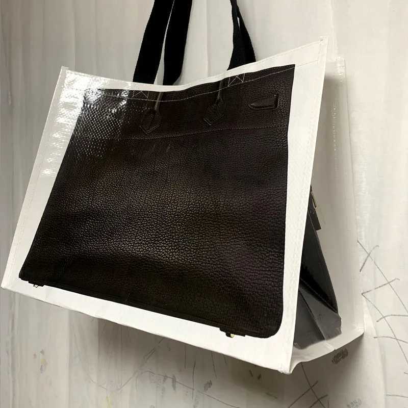 Instagram Bloggers Handbag Remake Fashionable Same Fitness Womens Shoulder Bag Printed Womens Shopping Street Bag Large Capacity WholesaleXJ250417
