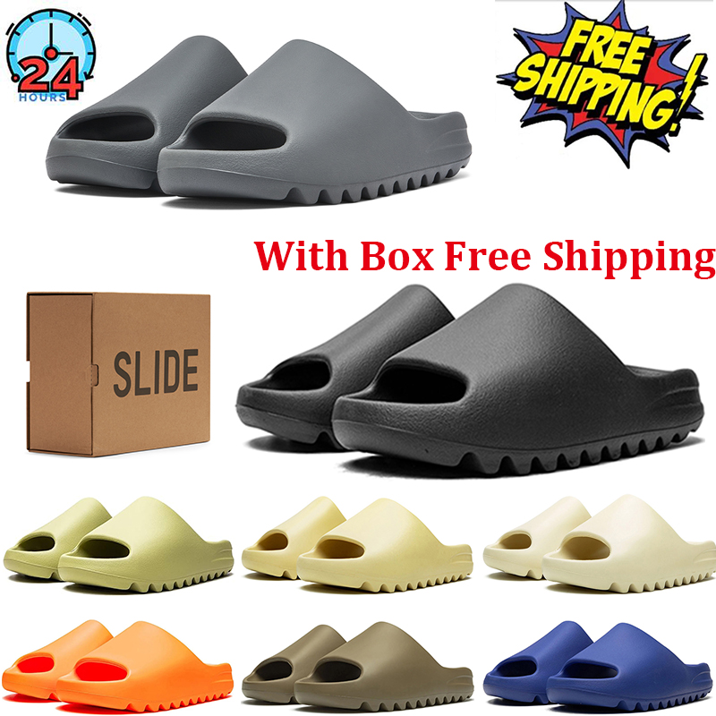 Free shipping designer slippers slides for men women sliders sandals mens womens slipper slide trainers flip flops sandles with box