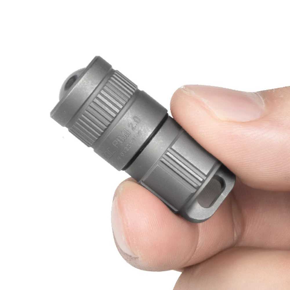 Outdoor Camping Lantern Titanium Stonewash LED Flashlight Pocket Light Type USB C Rechargeable Lamp Keychain Tent Torch EDC PIMI M251117
