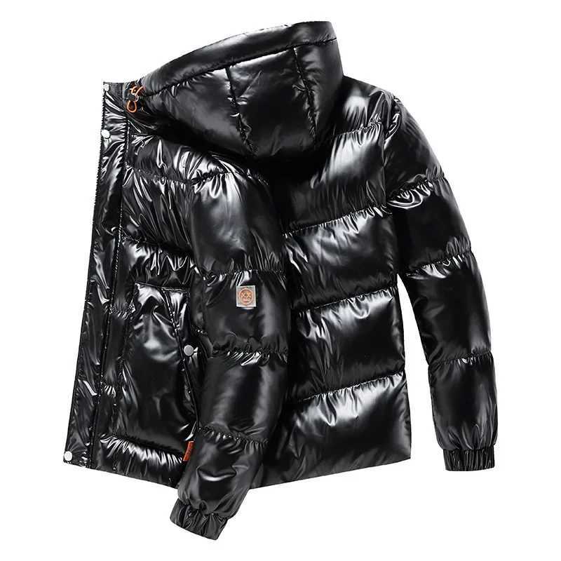 Mens Cotton-padded Parkas Casual Mens Thickened Parka Plus Size 8XL 7XL 6XL Shiny Coats Men Hood Warm Hip HOP Winter Overcoat Z251117