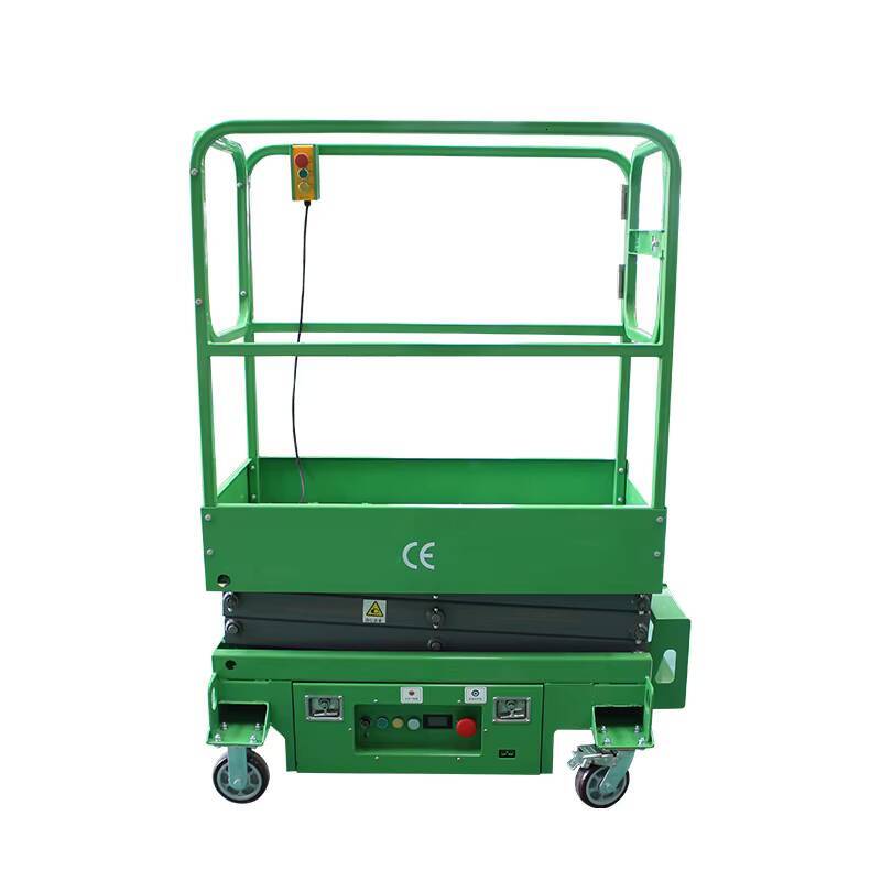 Compact DC Power Electric Personal Push Mini Scissor Lift Platform
