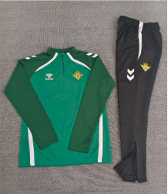 2025 26 real Betis soccer adult and kids tracksuit JOAQUIN B.Iglesias camiseta Juanmi CANALES Fekir football training suit man child set