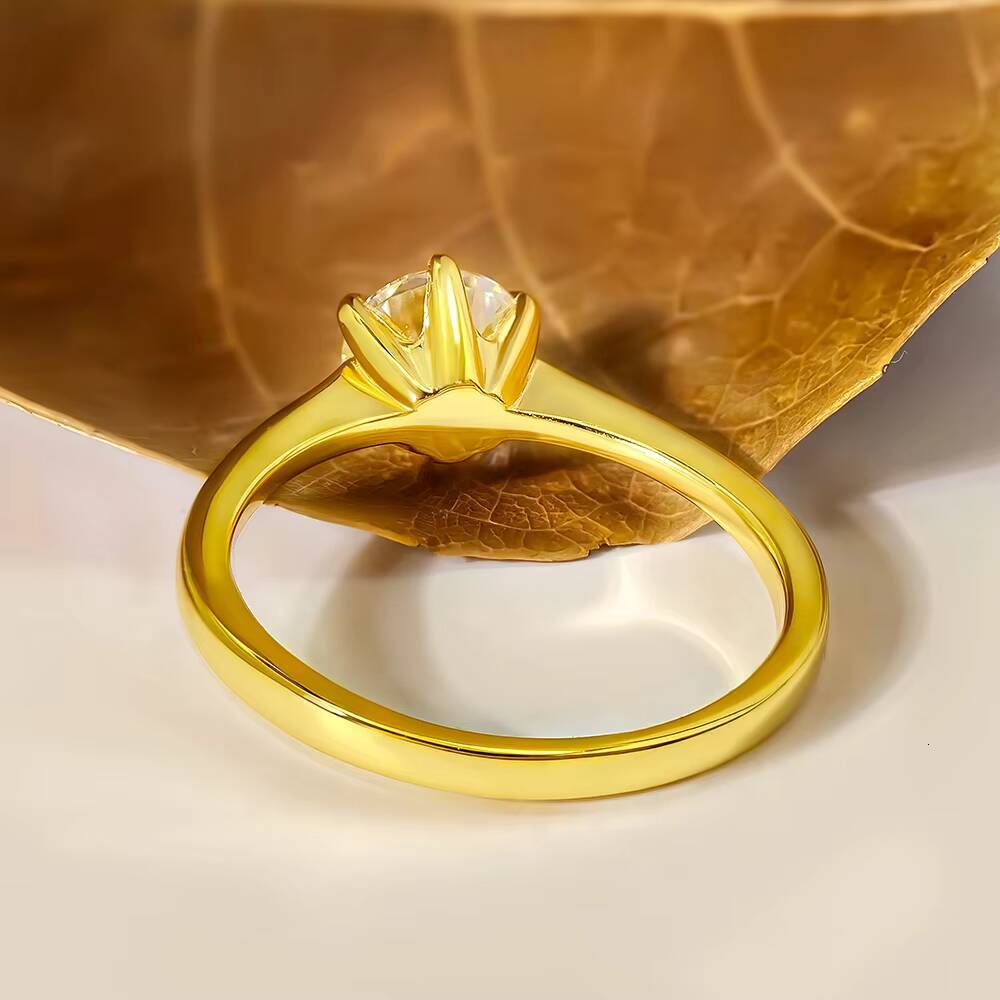 925 Sterling Silver Womens Engagement Rings Halo VVS Moissanite Diamond Wedding Promise Rings Elegant Jewelry