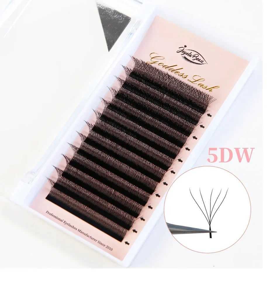 Goddess W3D 4D 5D 6D Eyelash Extension W Style Faux Mink Natural Soft Bloom Lash Automatic Flowering Premade Fans Volume EyelashT251117