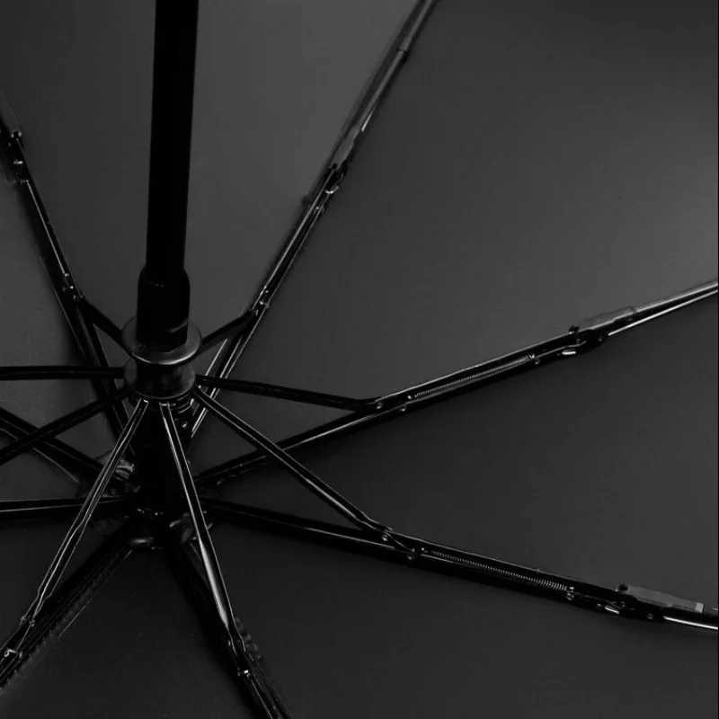 1pc Fully Automatic Umbrella for Men and Women Foldableable and Reinforced Sunny or Rainy Sunshade Sun Protection Uv Protec C251117