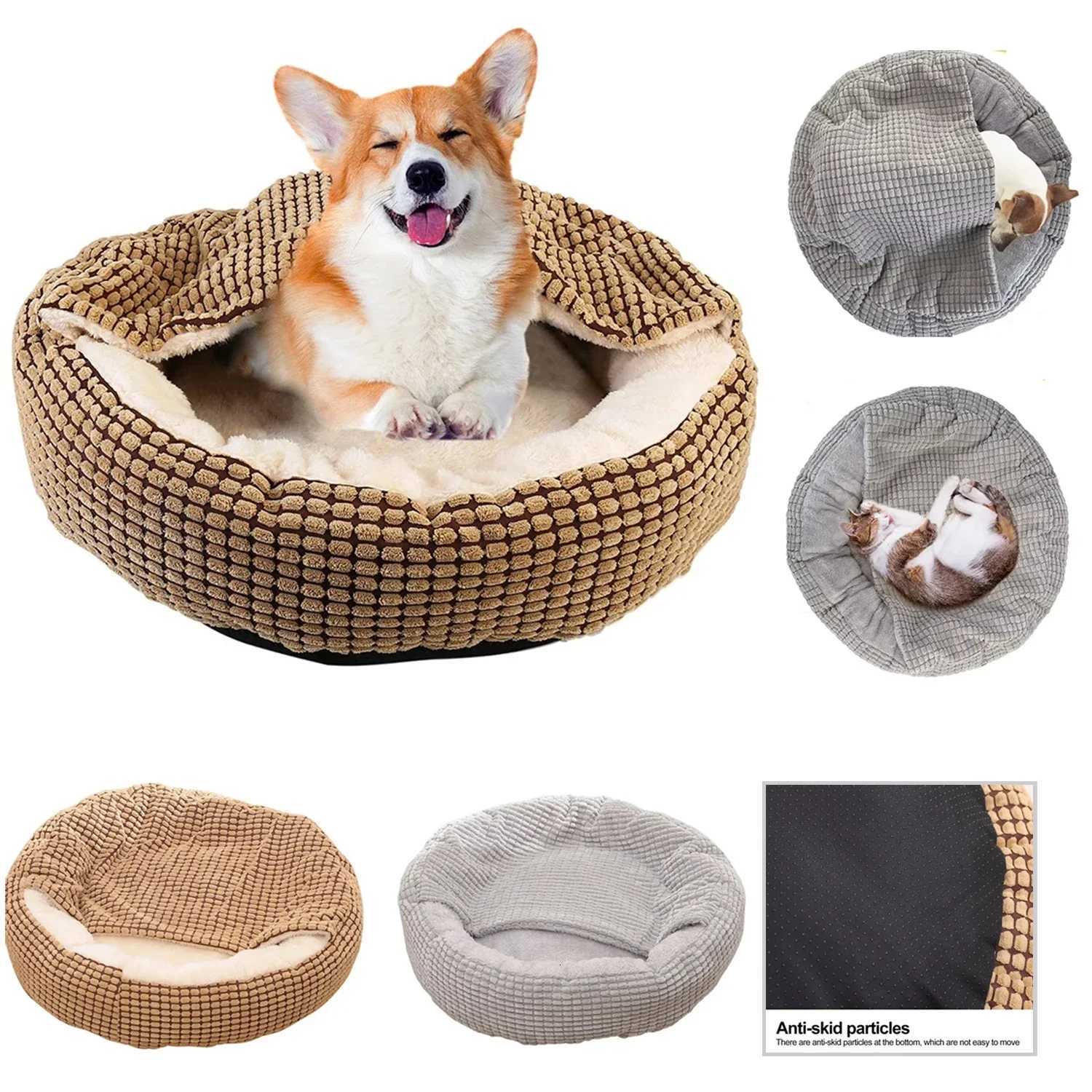 Washable Pet Bed for Dog Cat Puppy House Warm Mat Winter Blankets Fluffy Cat Dog Bed Pet Kennel Accessories / Dog Bed M251117
