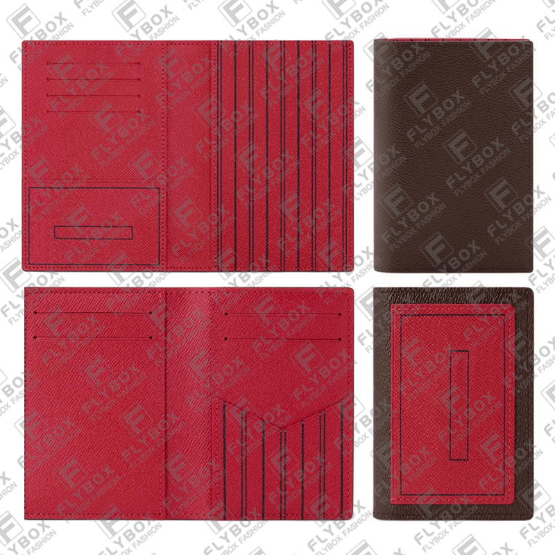 M25918 M25835 Passport Cover Credit Card Holder Wallet Key Pouch Coin Purses Unisex Fashion Casual Luxury Designer TOP Quality Purse Pouch Fast Delivery