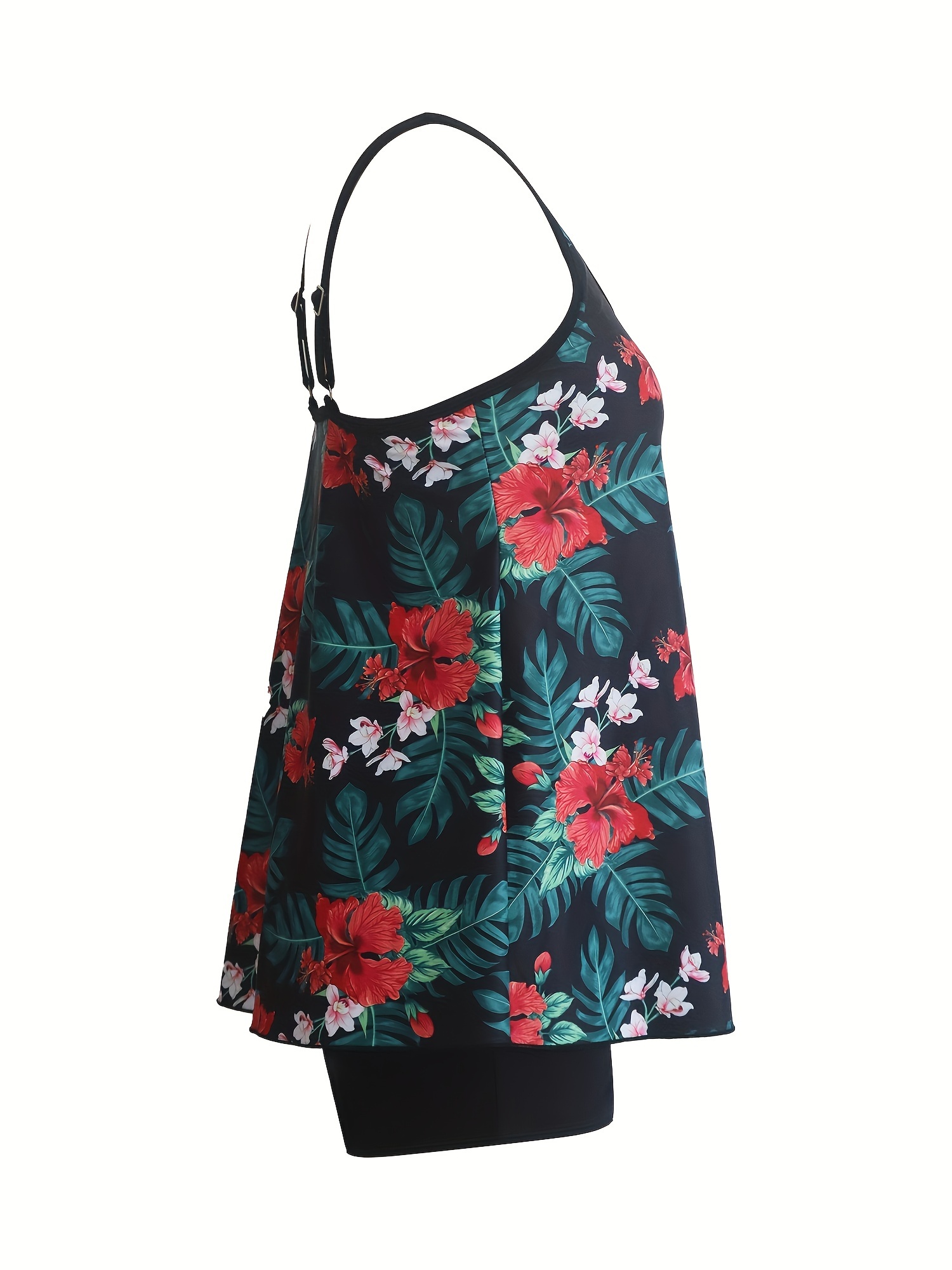 2025 Tankini Swimsuit for Woman Tummy Control Flowy Swimwear Two Piece Bathing Suit Swim Tank Top with Boyshorts