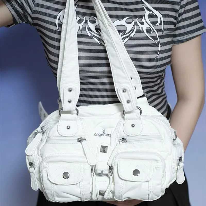 SNAILLADY New Fashion Soft PU Leather Women Handbag Satchel Top Handle Multi-Pockets Brand Design Female Hobo BagW251117