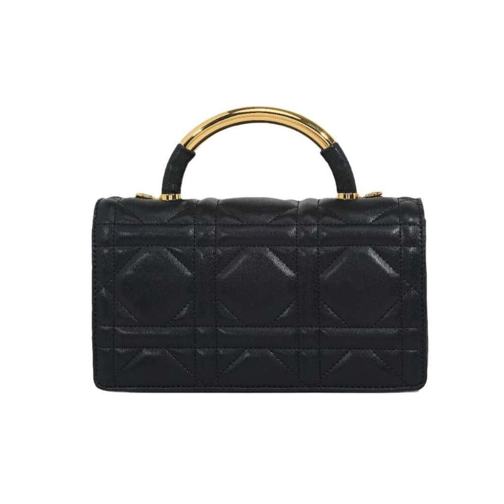 Autumn/Winter 2025 New Fashionable Tengge Pattern Lingge Women's High end Versatile Handheld Single Shoulder Crossbody Bag