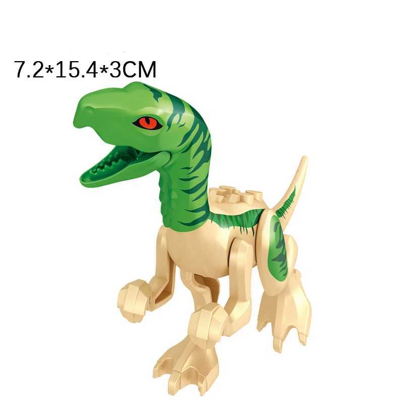 Jurassic Dinosaur Building Block Indominus Rex DIY Tyrannosaurus Action Picture Model Childrens Toy Animal Christmas GiftY250417W61W
