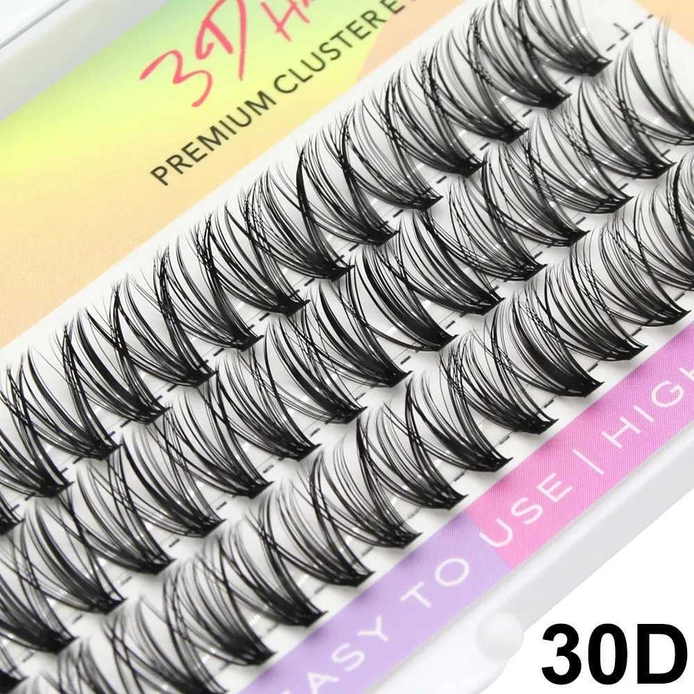 Moonlily High Quality Premium Silk Cluster Eyelashes Extensions Natural Long 3D Volume Effect Faux Bunche Individual Makeup LashT251117