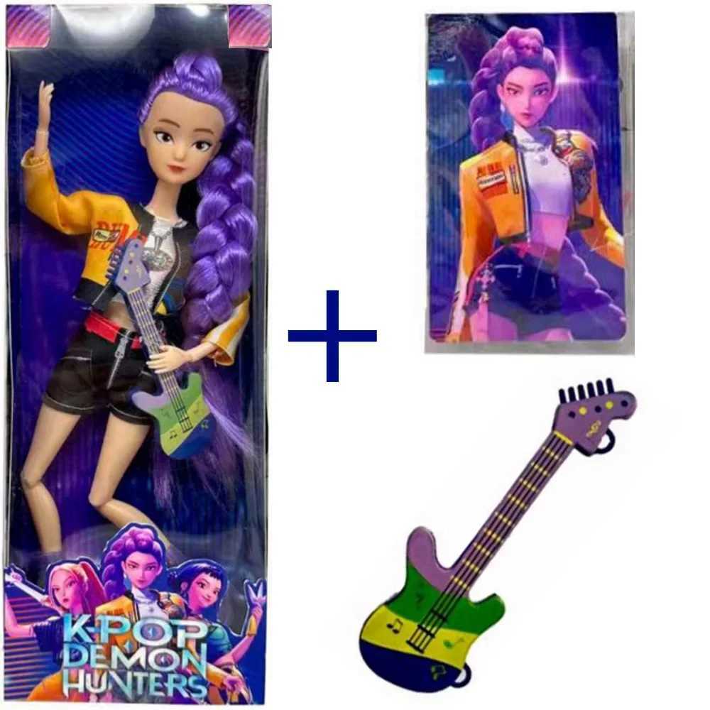 Anime k pop Demon hunters Witch Hunter Group High appearance Glue doll Girls heart Decorative doll Holiday Gifts C251117