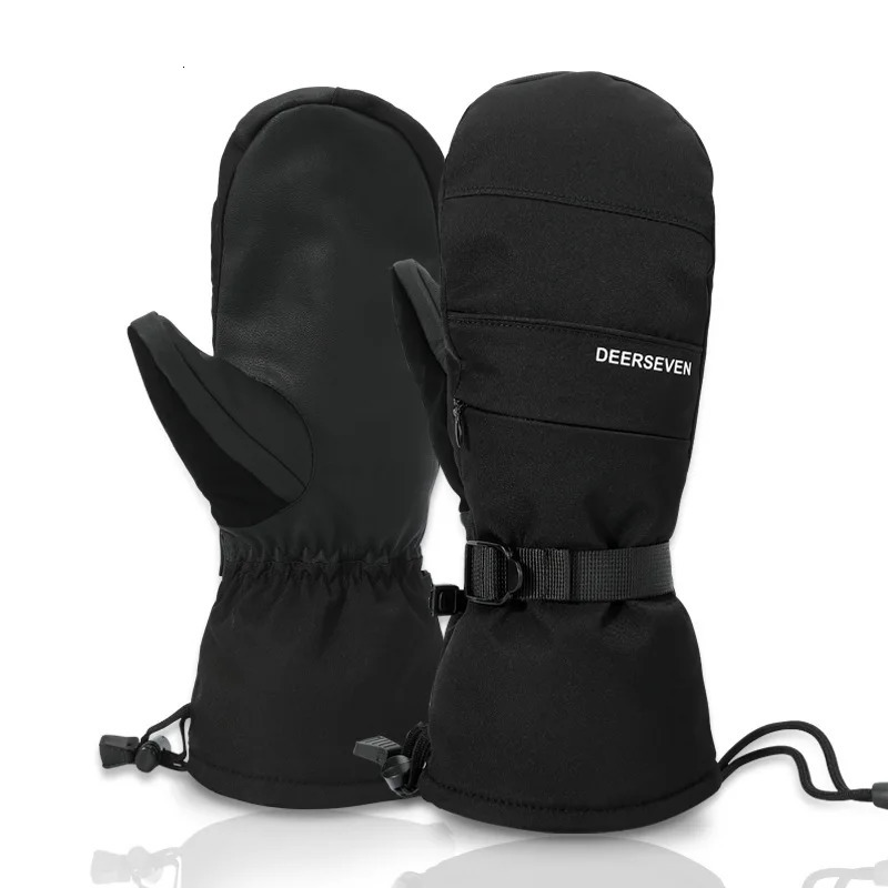 Winter Men Women Ski Mittens Windproof Warm Waterproof Touch-Screen Fleece Non-slip Snowboard Snowmobile Cycling Skiing Gloves 251114