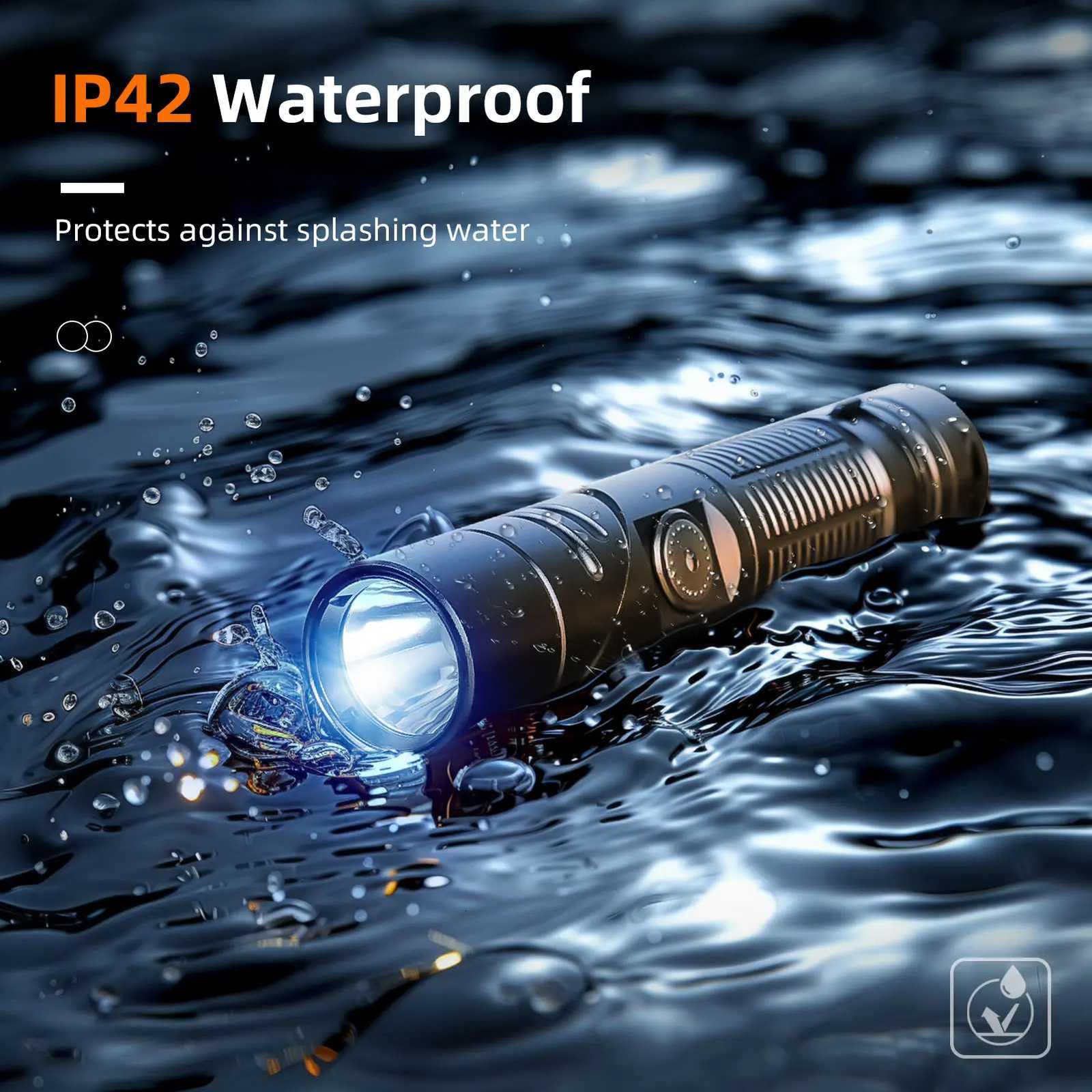 SUPERFIRE G19-S LEDCOB Head Flashlight with Magnet Adjustable Base USB Rechargeable Headlamp Work light for Camping Fishing M251117