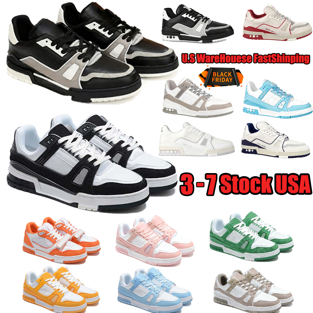 US TOP Designer Shoes Skate Sneakers Shoes For Mens womens black white men women trainers scarpe Plate-forme casual luxury classic Women Black Pink Oreo Bred