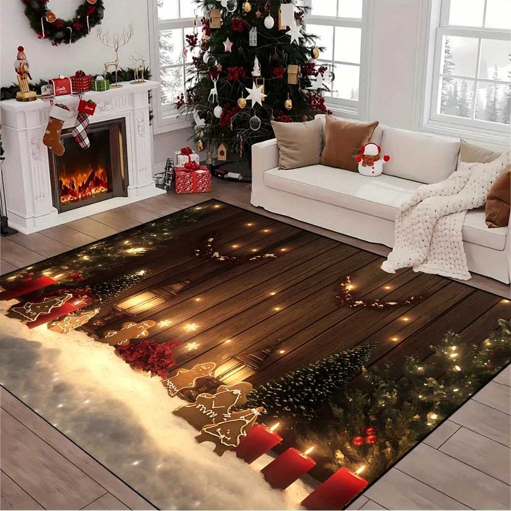 Christmas Theme Decor Area Rug for Bedroom/Living Room/Hotel/Restaurant Beautiful Home Decor Outdoor Floor MatM251117