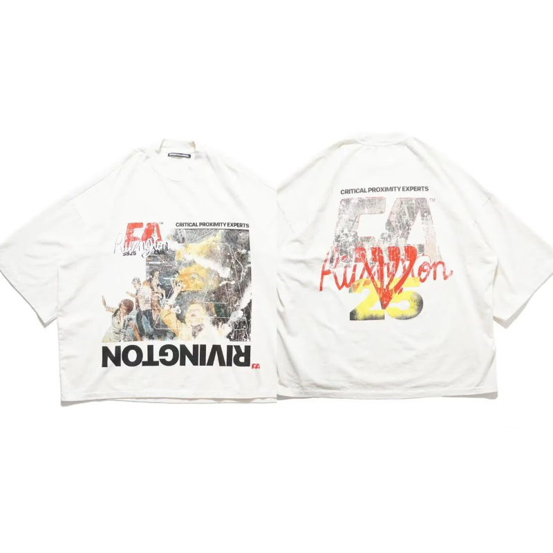 Men's T Shirts Washed RRR-123 Shirt Men Women High Quality Tops Tee RRR123