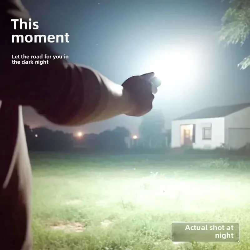 6000MAH 3000Lm Most Powerful LED Flashlight Rechargeable Torch Light Flashlight Tactical Lantern Long Shot Hand Lamp For Camping M251117