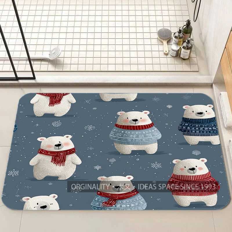 Christmas Tree Pattern Mat Living Room Decoration Home Sofa Non-Slip Carpet Study Bedroom Tatami ChildrenS Soft Floor MatM251117