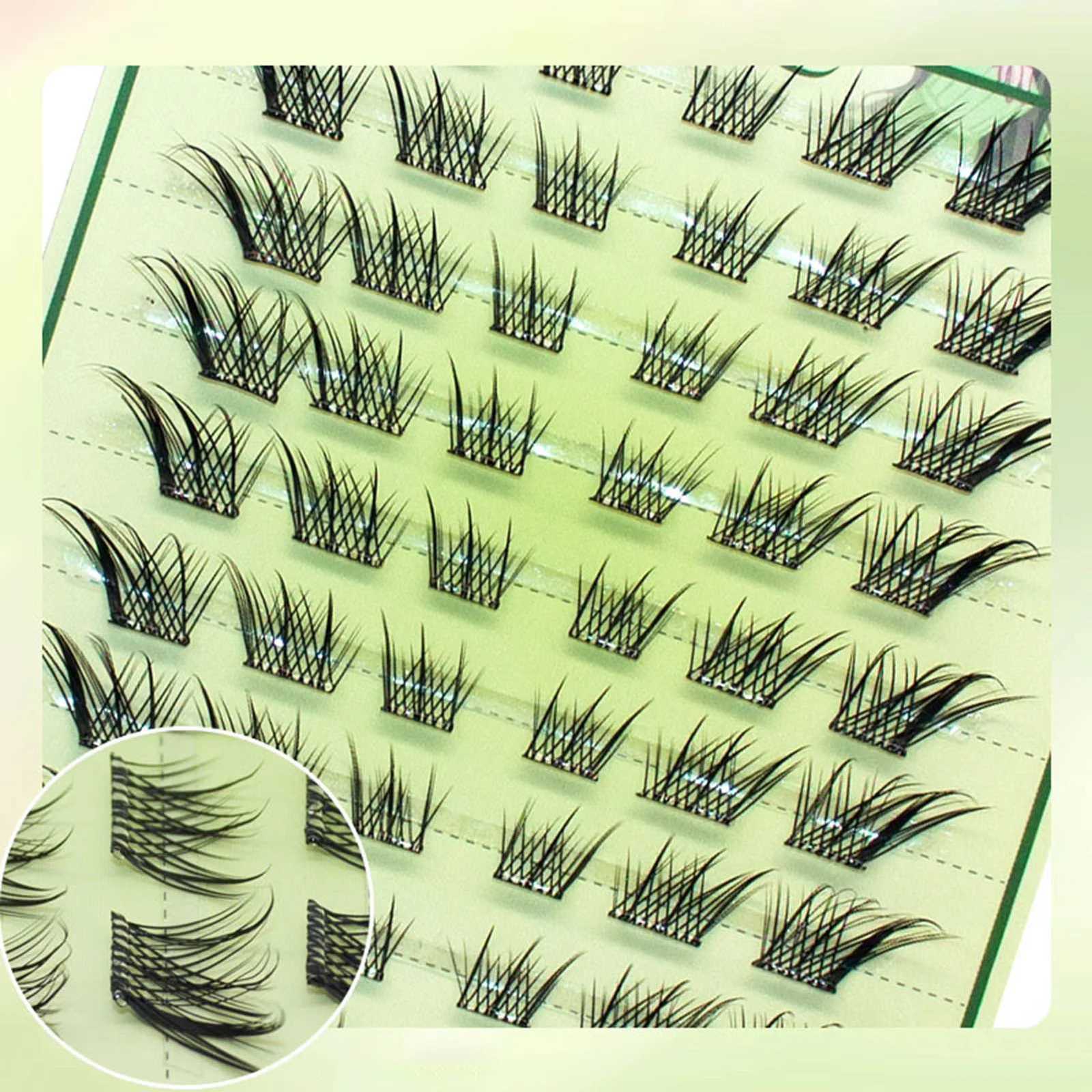 No Glue Need False Eyelashes 10-13mm Lash Clusters C Curl Comic Eyelash Extension Fox-shaped Flying Wispy False EyelashT251117