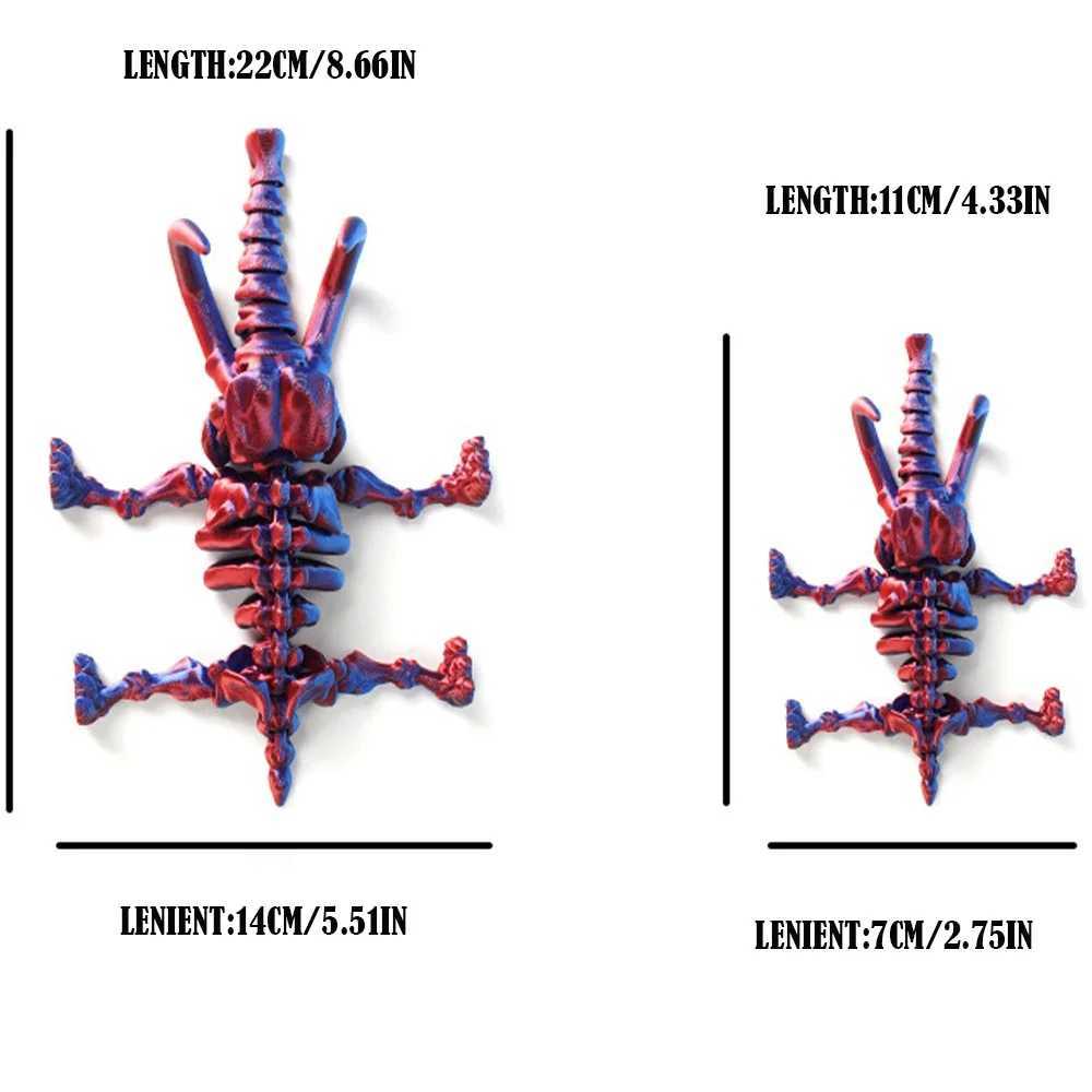 3D printed mammoth toy model multifunctional mobile organic animal decoration desktop creative novel toyY250417OVG5