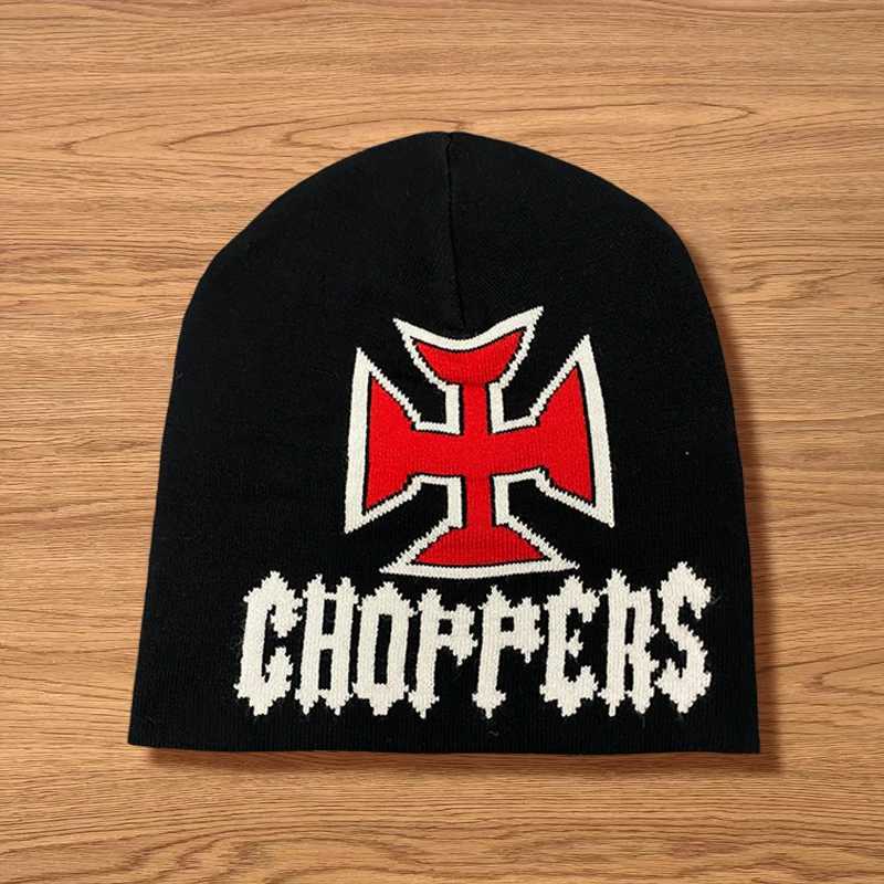 Autumn Winter New Trendy Cross Outdoor Sports Warm Hip Hop Jacquard Knitted Hat Pop Hat W251117