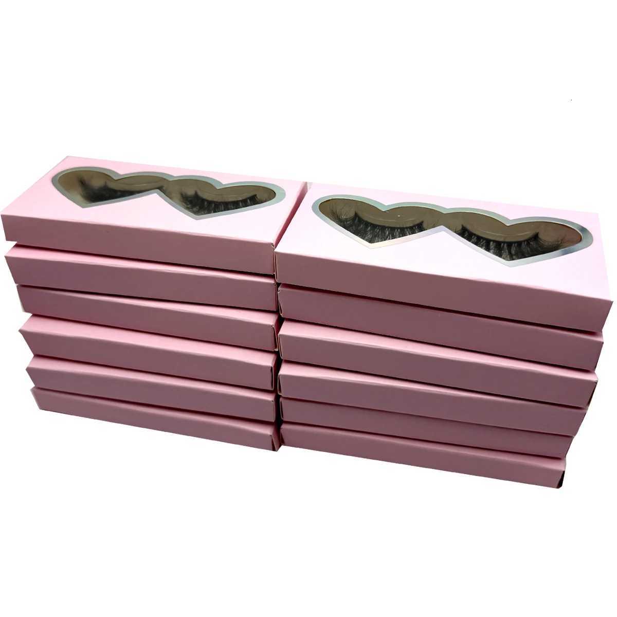 12 Pairs 3D Mink Eyelashes Fluffy Dramatic Eyelashes Makeup Wispy Mink Lashes Natural Long False Eyelashes Thick Fake LashesT251117
