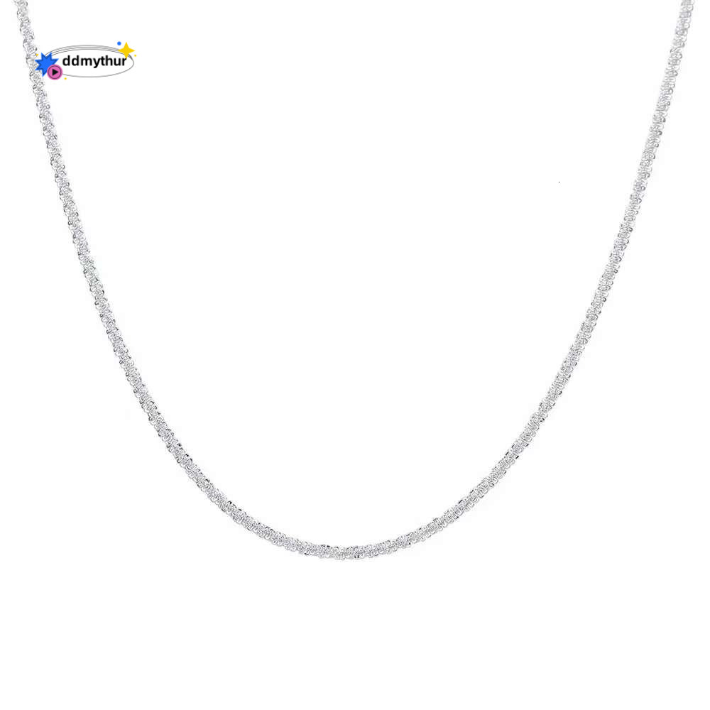 Popular Sterg Sier Cross Zircon Necklace Personalized Geometric Pendant Choker Birthday Party Gift Women's Fine Jewelry ddmythur