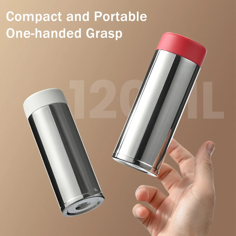 120150180ml Mini Vacuum Cup Protable Thickened Stainless Steel Thermal Insulation Tumbler Pocket Small Water Bottle 251107 W260226