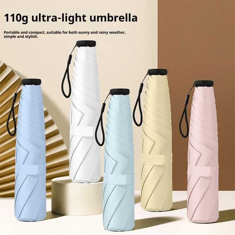 110g Japanese Super Light Umbrella Carbon Fiber Lightweight and Compact Portable Pencil Umbrella 50 Fold Mini Folding Umbrella C251117