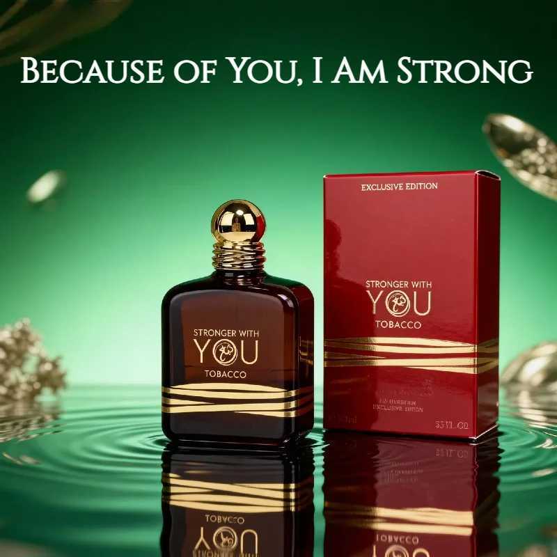 100ML Stronger With You Absolutely Inspired Perfume Intense Aromatic Woody Spicy Fragrance Long Lasting Sensual Scent for MenW251117