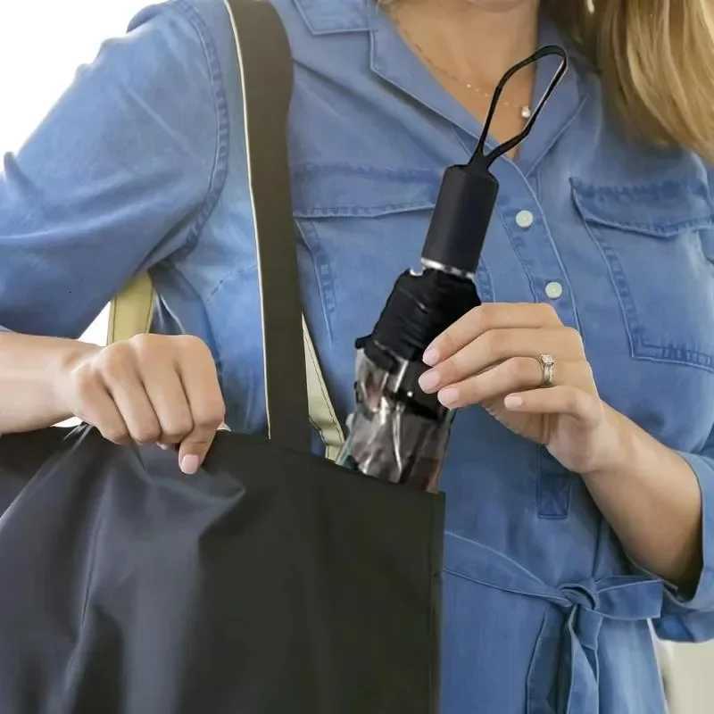 Hand-Painted Transparent Umbrellas Stained Glass Print Long Handle Romantic Unisex Rain Sun Protection Parasol C251117