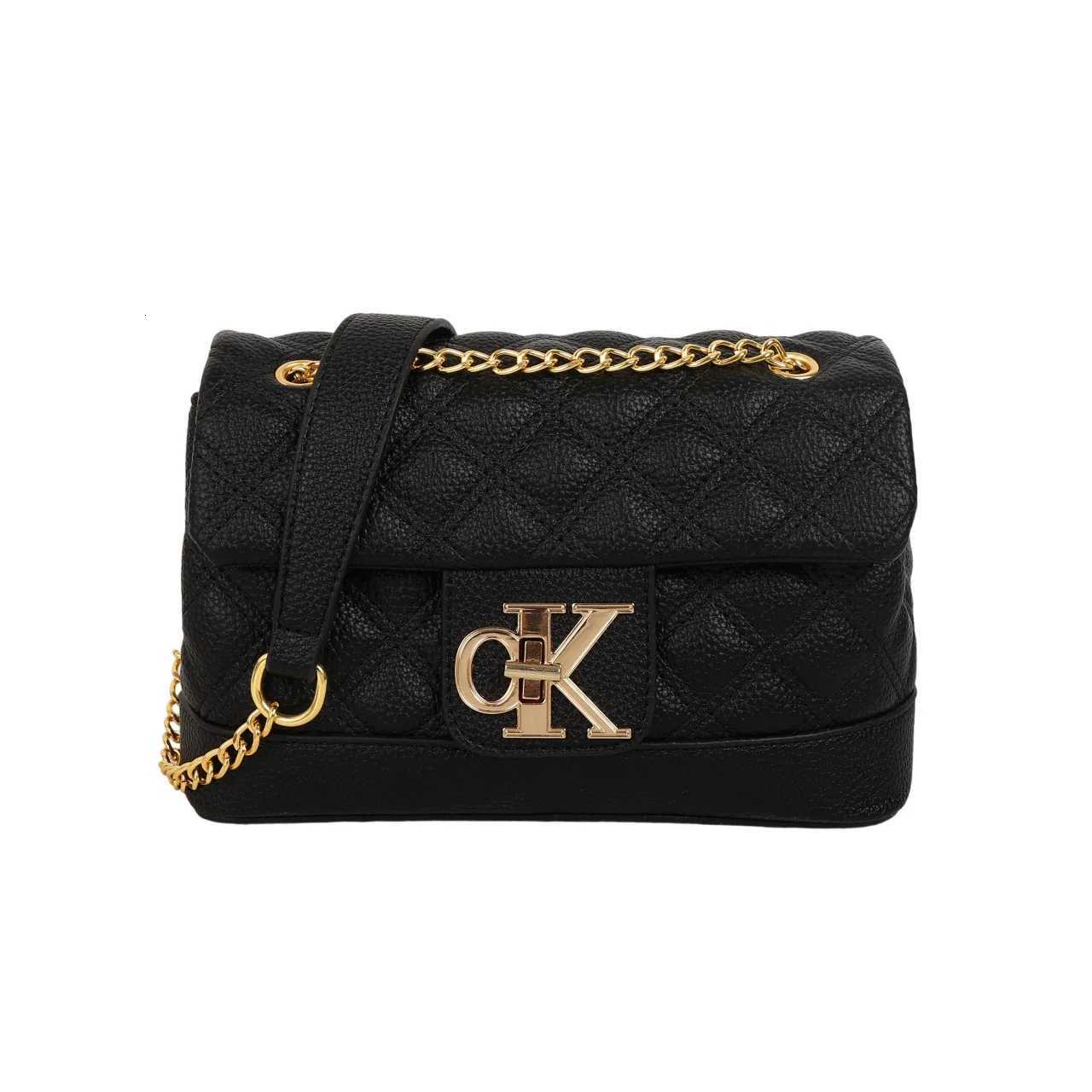 2025 Quilted Chain Strap Bag for Women Embroidered Shoulder Purse Adjustable Crossbody Strap Niche Designer Work to Weekend BagW251117