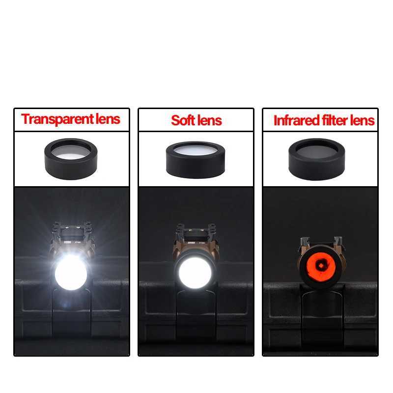 WADSN Tactical M300 M600 X300 X400V Protector Hunting Weapon light LED Flashlight Cover Custom Lens Guard 254MM 28MM 30MM 26mm M251117