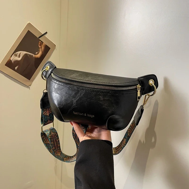 Zipper Pu Ladies Waist Packs Advanced Sense Female Crossbody Bags on Sale Bolsas Para Mujeres 251115
