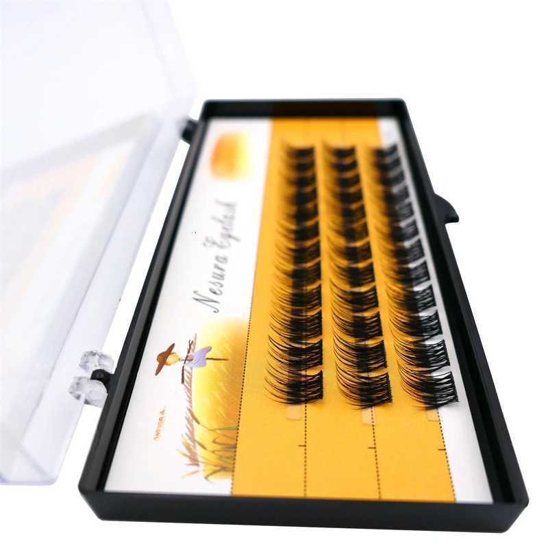 1 Box of 36 Clusters Segmented False Eyelashes Volume C 3D Eyelashes Natural Eyelash Extensions Makeup Eyelash ToolT251117