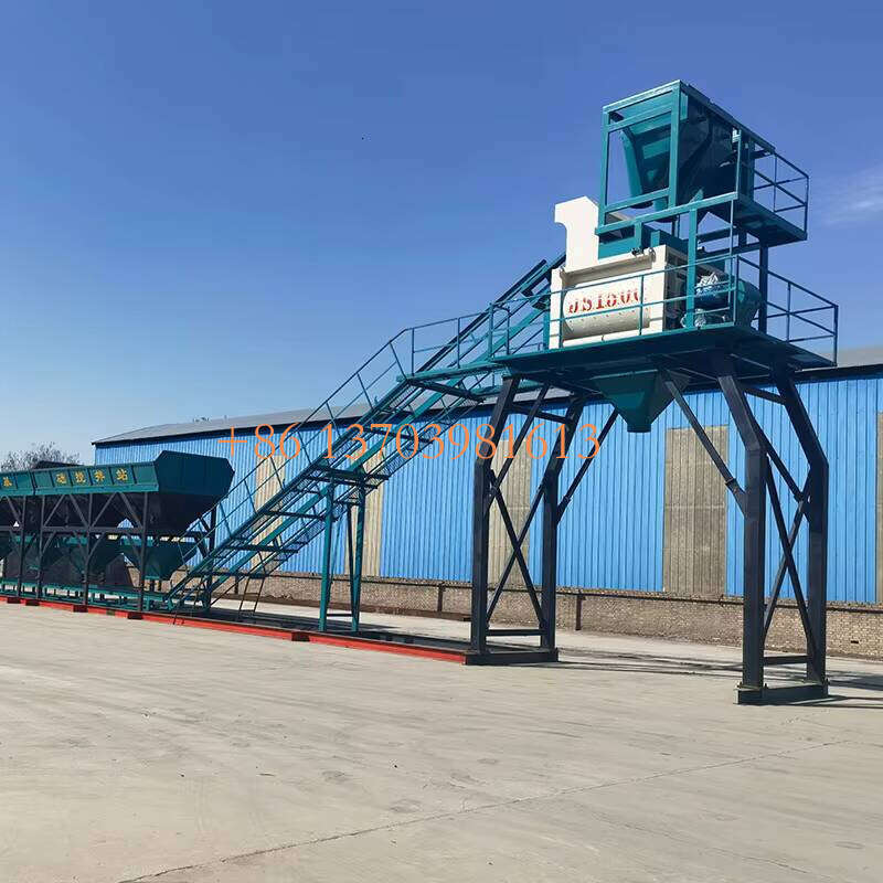 No Foundation Quick Installation 60m3/h Small Ready Mix Mobile Precast Concrete Mixing Batching Plant with China Factory Price