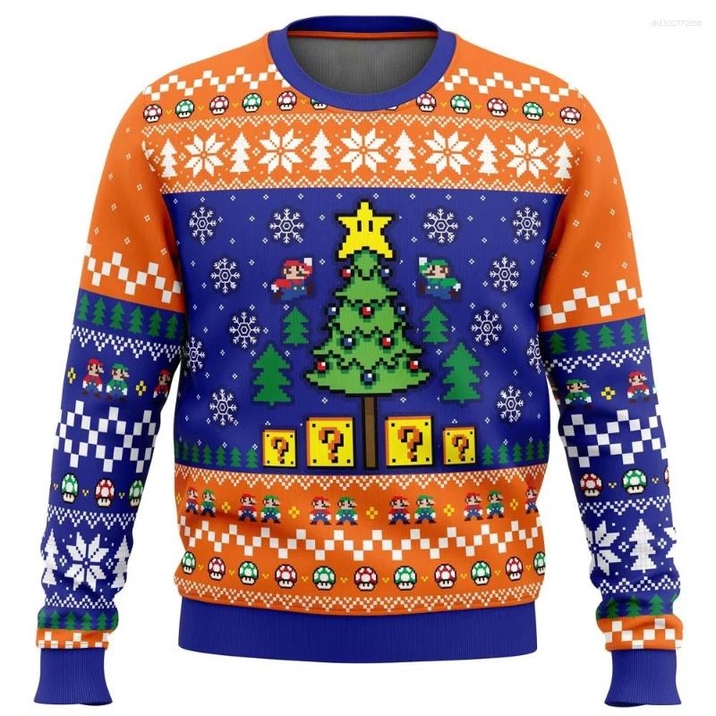 Men's Sweaters Christmas Sweater Gift Santa Claus Pullover For Men 3D Sweatshirt Top Selling Autumn And Winter Clothing Kart Ugly 2025 Year