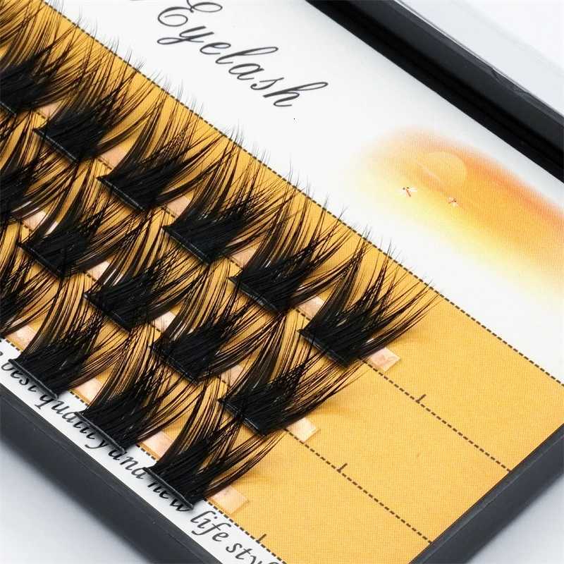 36 Clusters 40D False Eyelashes Single Cluster False Eyelashes Segmented Natural Eyelashes Use Simple Eyelash ExtensionsT251117