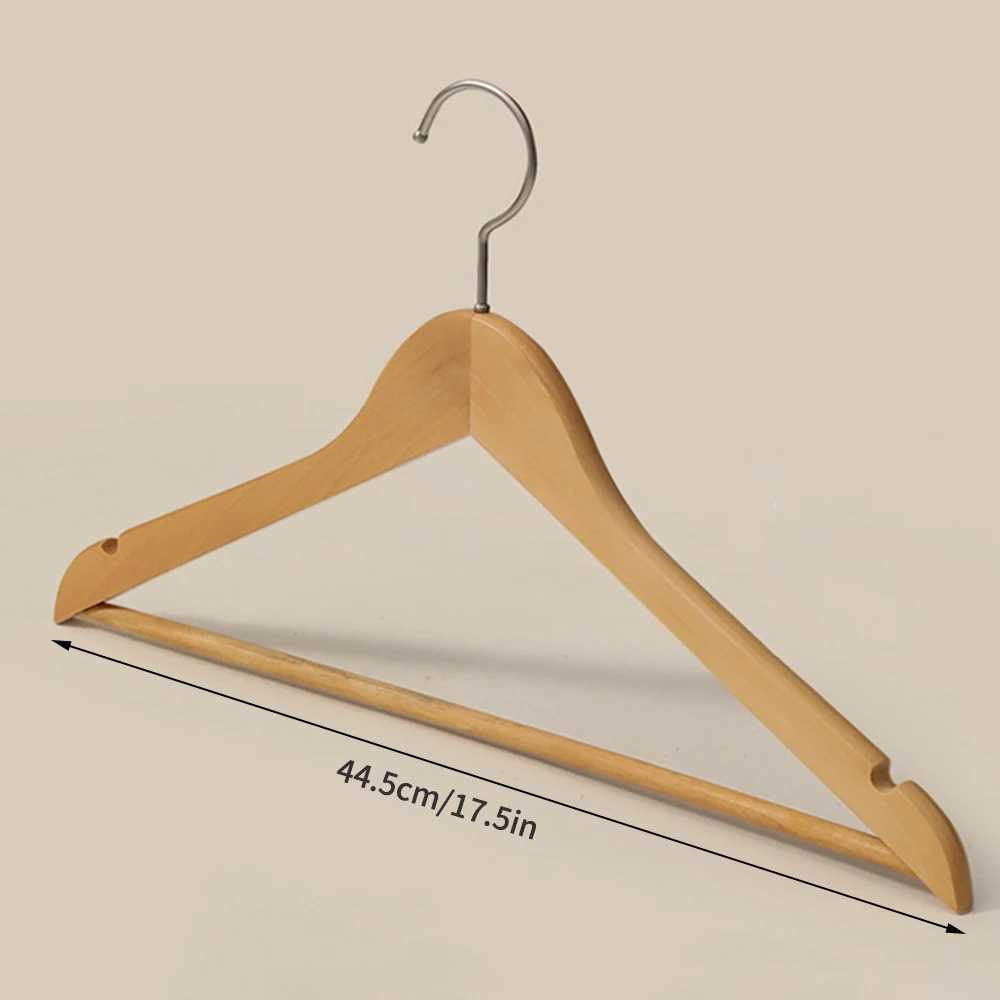 5PCS/10PCS/20PCS/30PCS Solid Wood Hangers Wooden Clothes Hangers Seamless Wood Clothes Hangers C251117