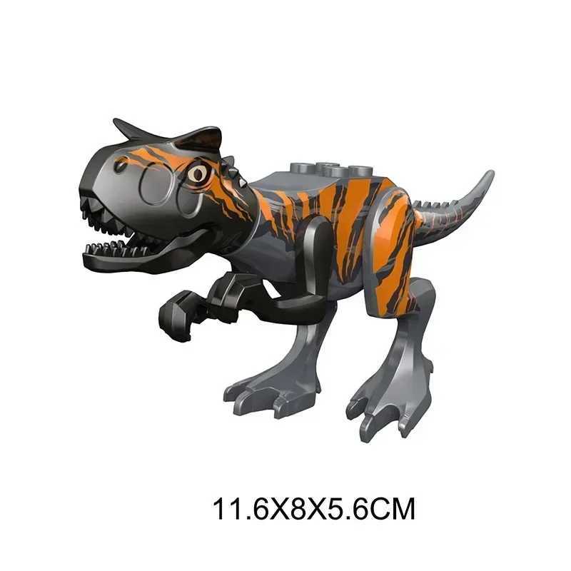 Great value!!! Massasaurus Jurassic World Park Dinosaur Rex Indian Raptor Triceratops Indian Dragon Building Blocks Toy Dinosaur GiftY250417KR23