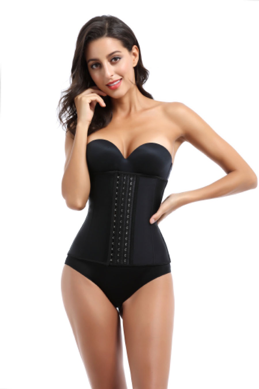 Latex Waist Trainer Corset Cincher Slimming Belt 3 Layer with 9 Steel Bones Tummy Control Belt Shapewear Body Shapers For Women Postartum Belly Band